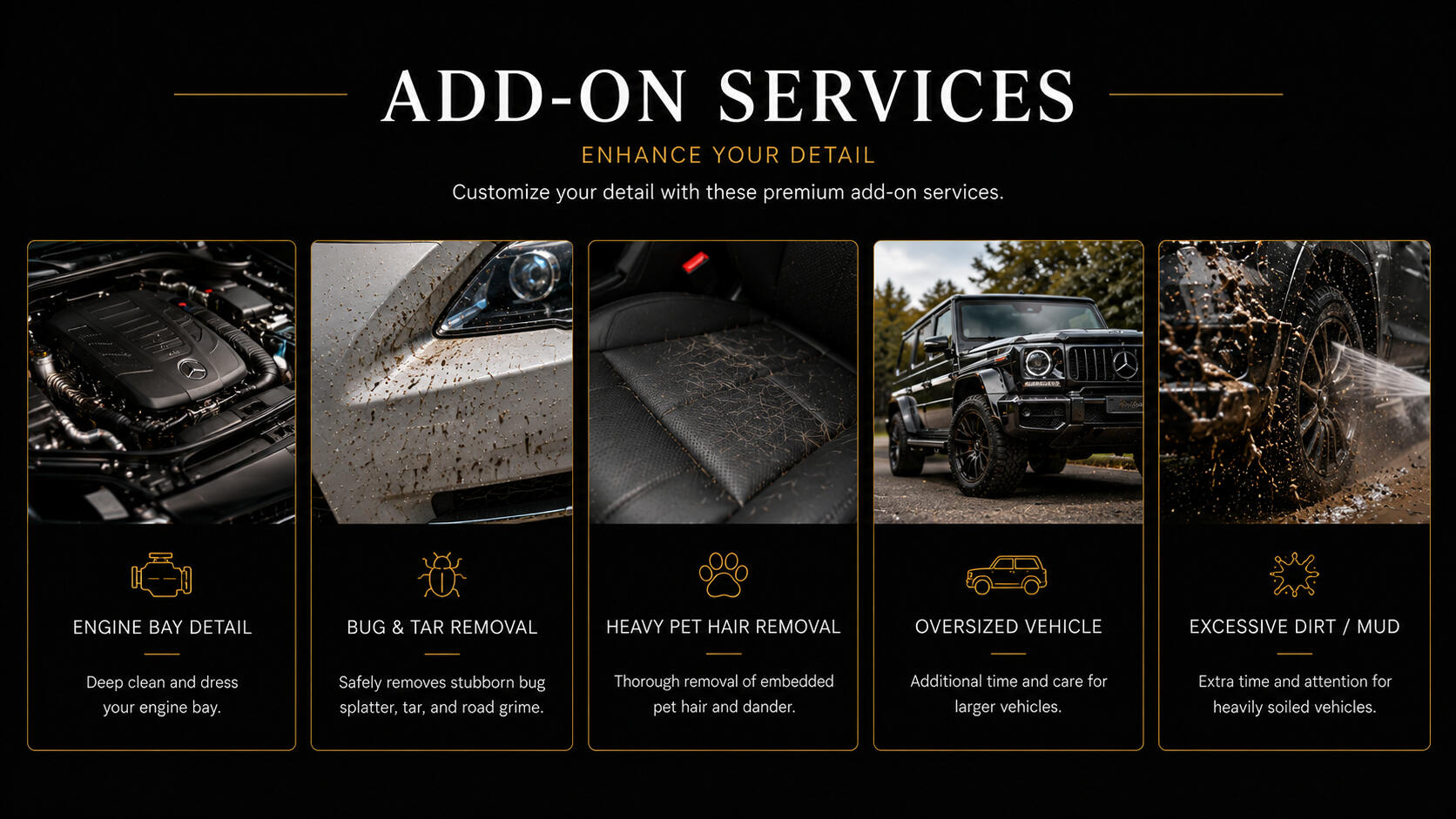 Add on Services Add on Services